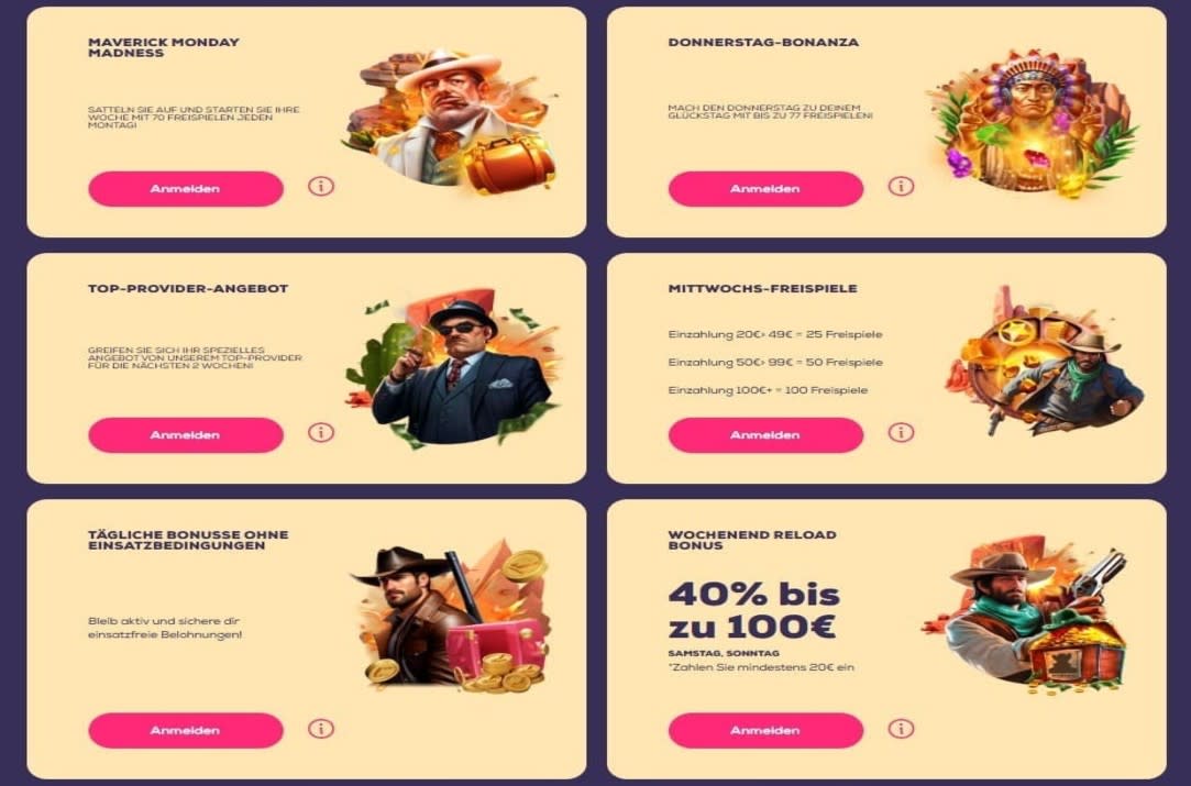 screenshot of the bonus page