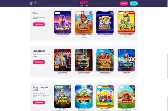 Wild Fortune Games