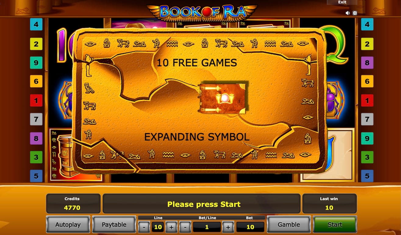Book of Ra Bonusspiel