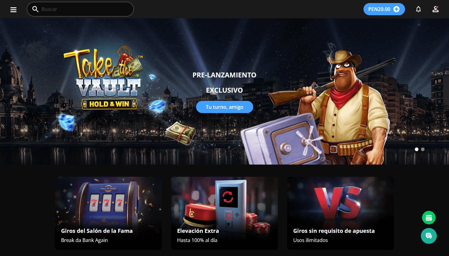 bcasino Homepage