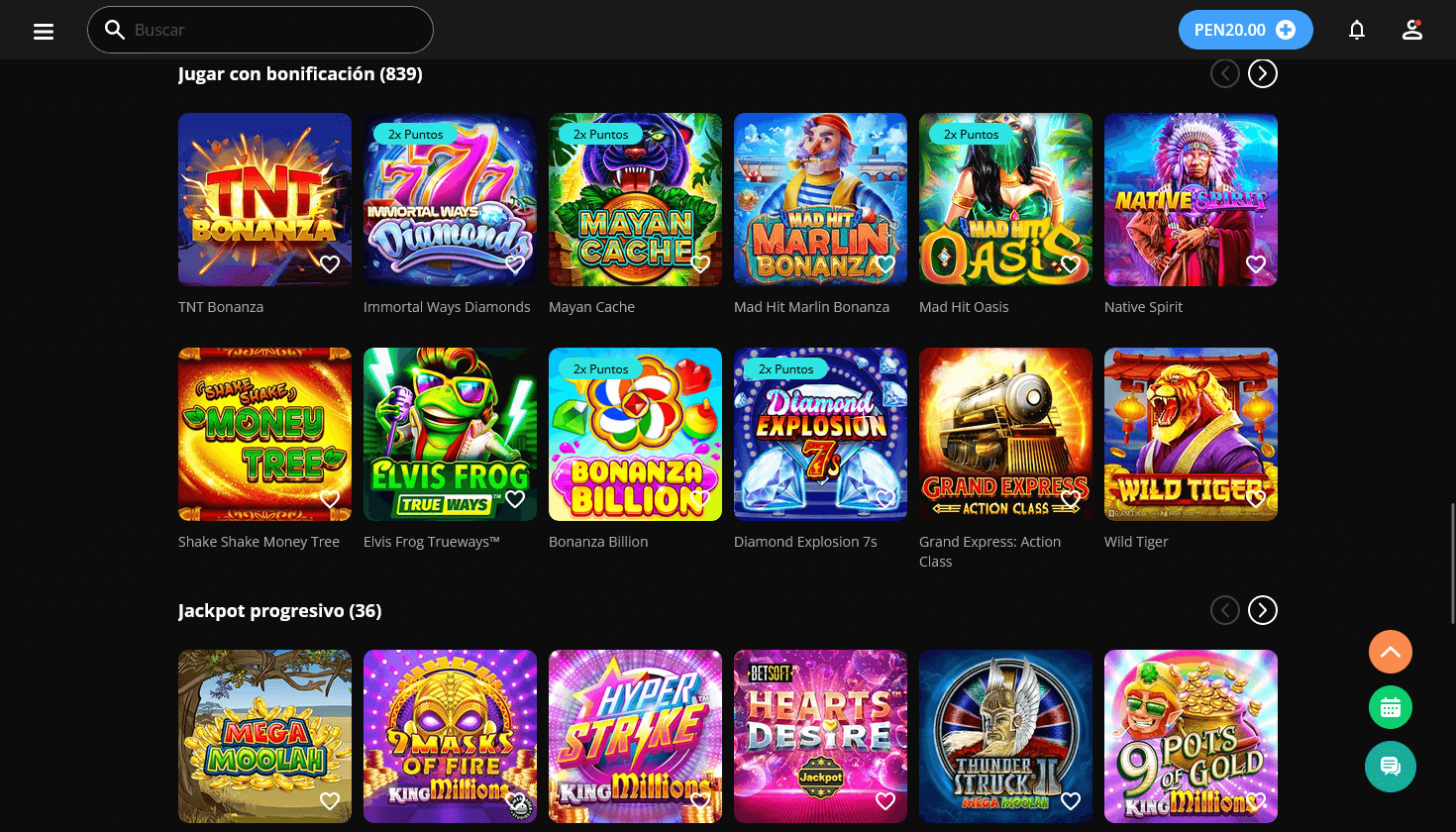 bcasino Juegos