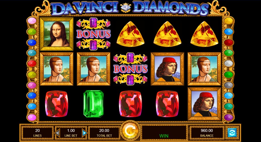 Da Vinci Diamonds Tragamonedas Inicio 