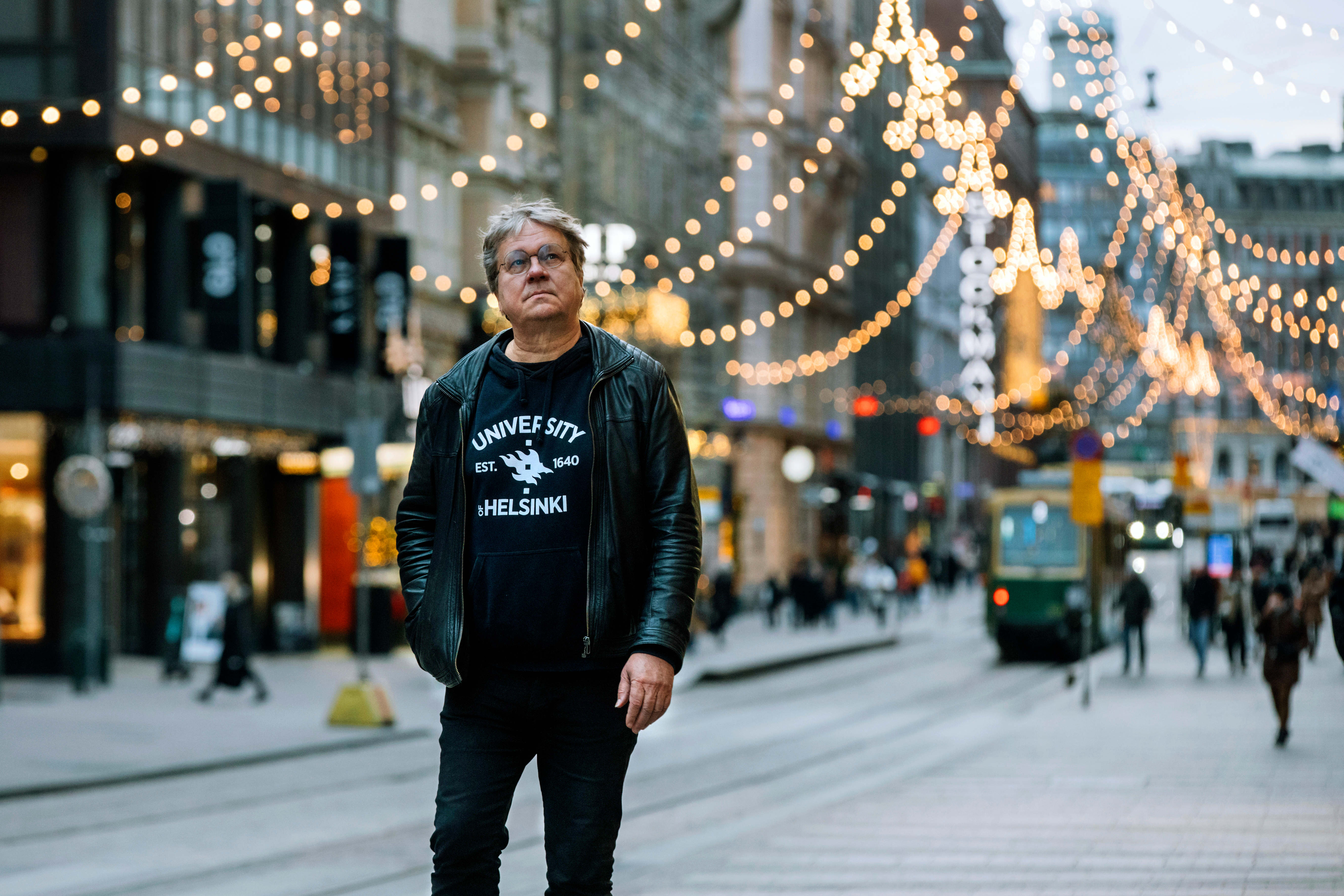 Pekka Aleksanterinkadulla Helsingissä