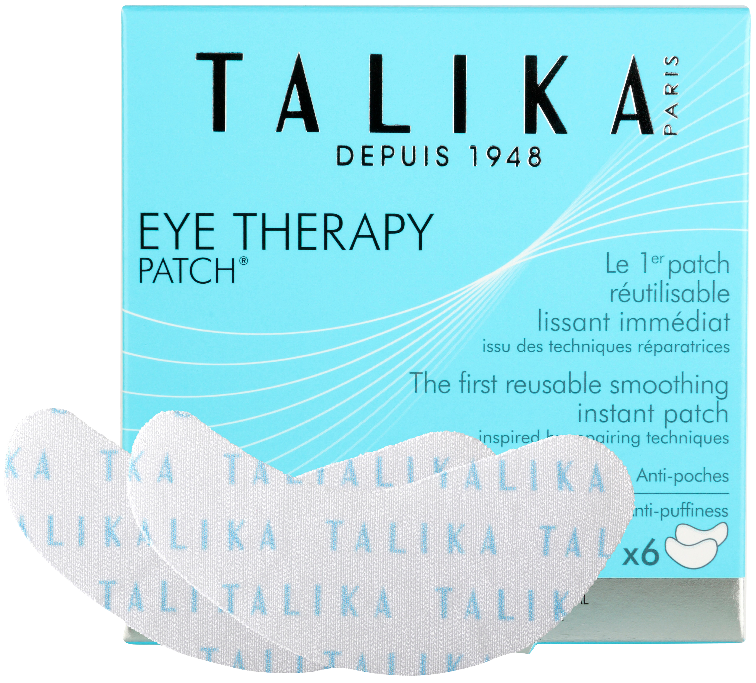 Talikan Eye Therapy Patch naamiolaput hoitavat väsymyksen merkit pois silmien alta. Kirkastavia ja kiinteyttäviä lappuja voi myös käyttää uudelleen. 