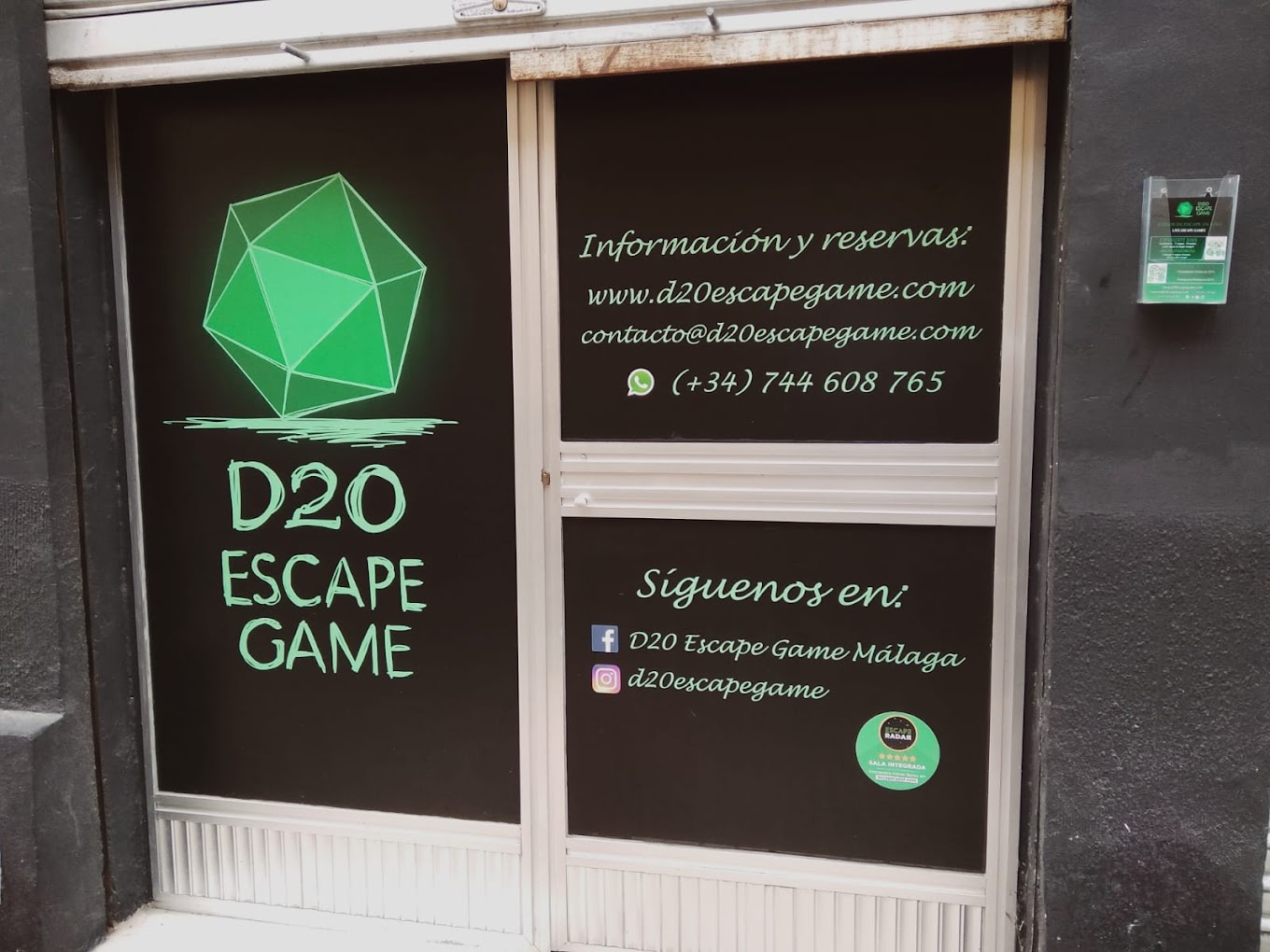 D20 Escape Room Málaga