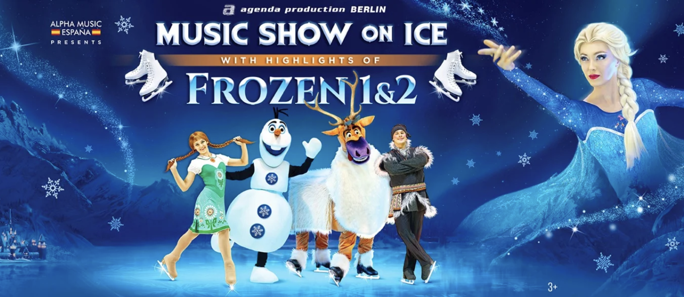 Music Show on Ice with Highlights of FROZEN 1 & 2. Marbella