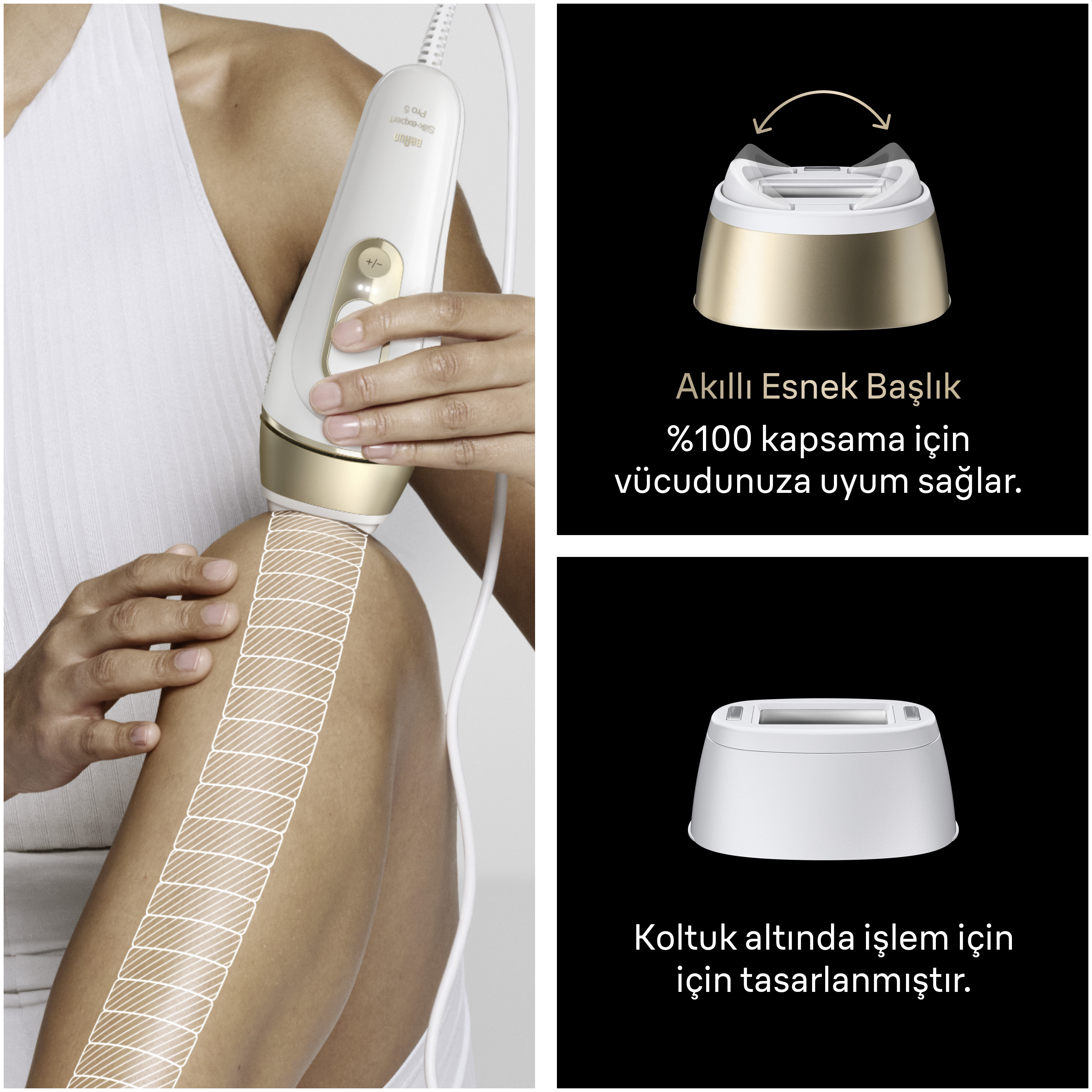 ボディケア/エステ BRAUN Silk expert Pro5 Type 6031 Braun Silk·expert Pro 5 IPL tüy alma cihazı | Braun TR