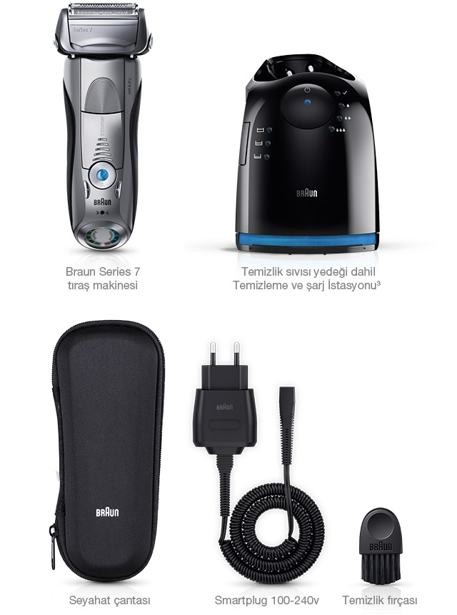 Braun Series 7 su geçirmez tıraş makineleri Braun TR