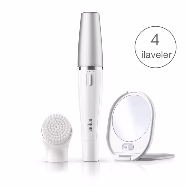 Braun Face 830 epilatörü & yüz temizleme fırçası Braun Face 830 epilatörü & yüz temizleme fırçası