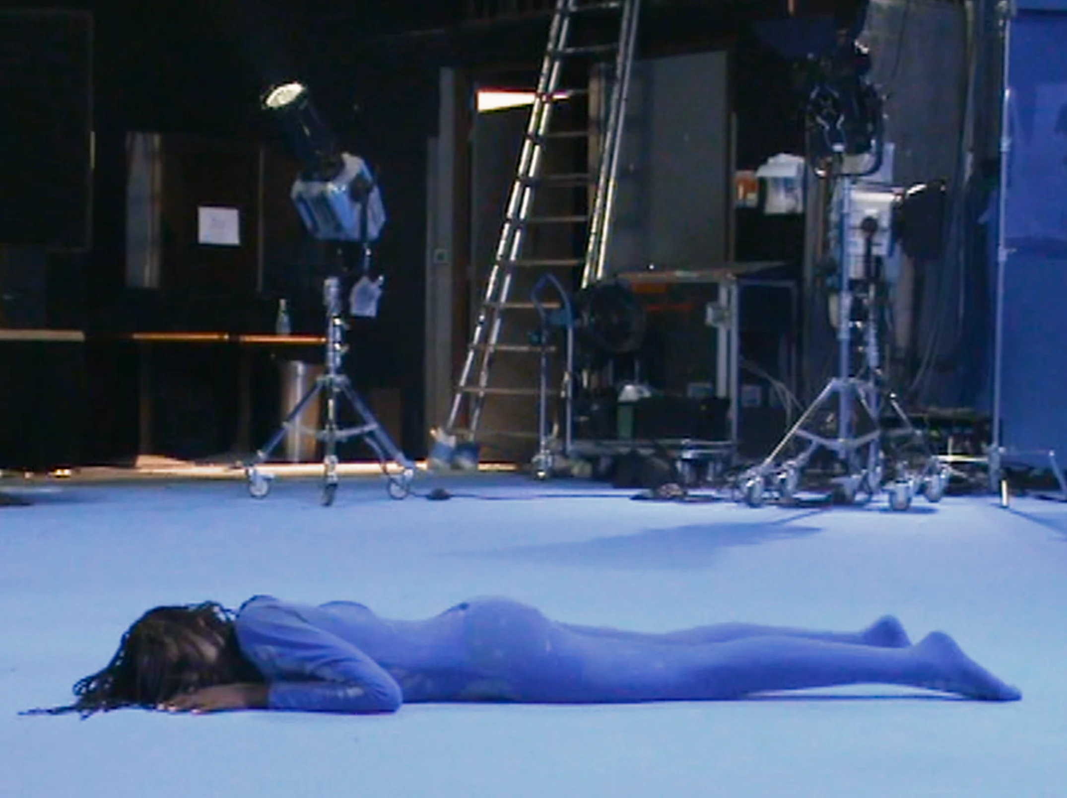 Naked Blue, a film by Mati Diop & Manon Lutanie. Music By Devonté Hynes. 2022. USA. 17 min.