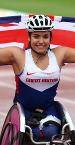 Jade is one of the most exciting talents in British Paralympic sport. Having made her debut in the T54 400m, 800m and 1500m at London 2012, she reached the finals of all three disciplines at the 2013 World Championships, won a 1500m Commonwealth Bronze medal in 2014 and won Silver and Bronze in the 800m and 1500m in the 2014 European Championships. After breaking the 1500m British record in 2017, she switched her attention away from the track and towards Paratriathlon and marathon. 
Jade is a super speaker who knows what it takes to get to the top. She is an extremely self-assured and ambitious young athlete she was the face of the SSE advertising campaign for the Glasgow Commonwealth Games, was shortlisted for BBC Young Sports Personality of the Year, has commentated for Channel 4 during the IPC World Championships and is currently juggling her training with studying for a law degree.