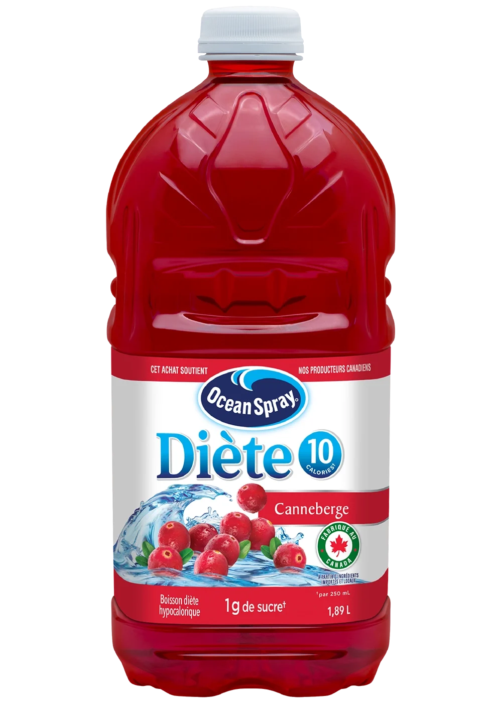 Canneberge Diète - Boisson hypocalorique 1,89L