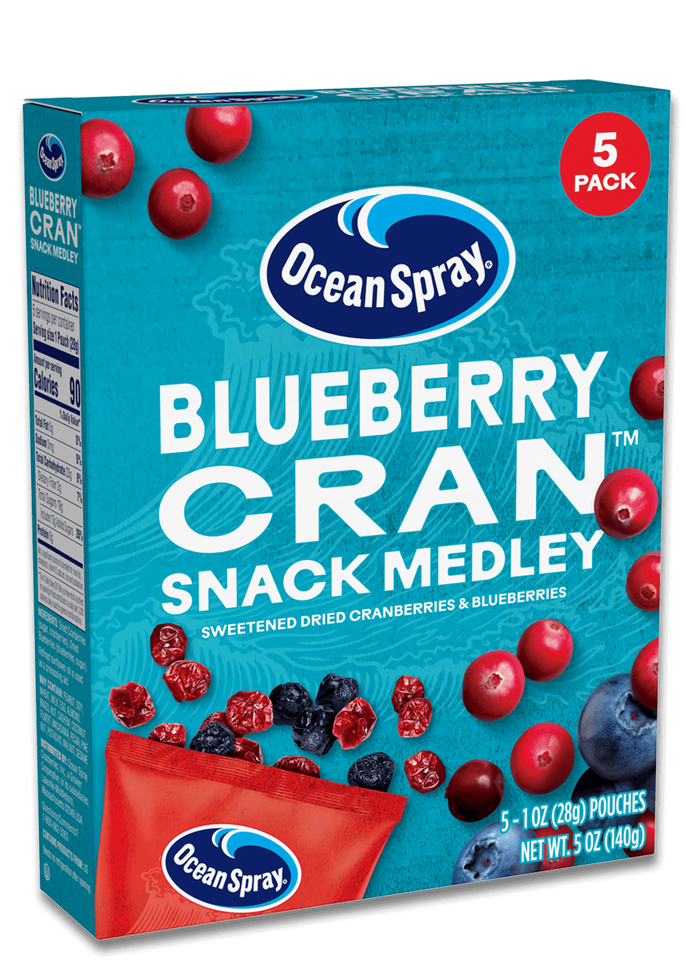 SWEETENED DRIED CRANBERRIES & BLUEBERRIES