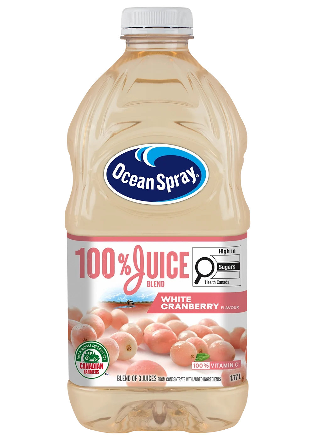 100% Juice Blend White Cranberry 1.77L