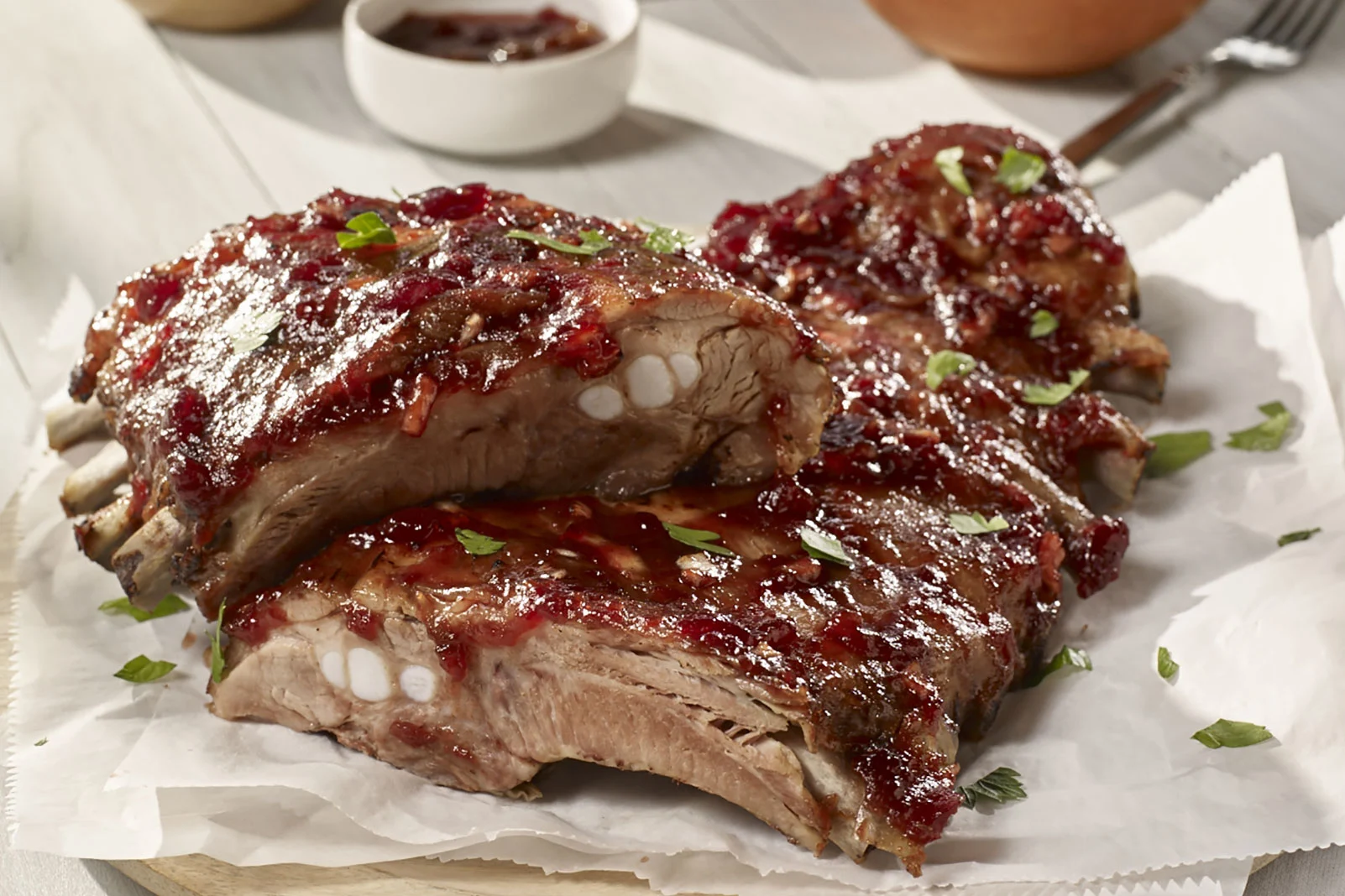 Cranberry-Barbecue Pork Ribs