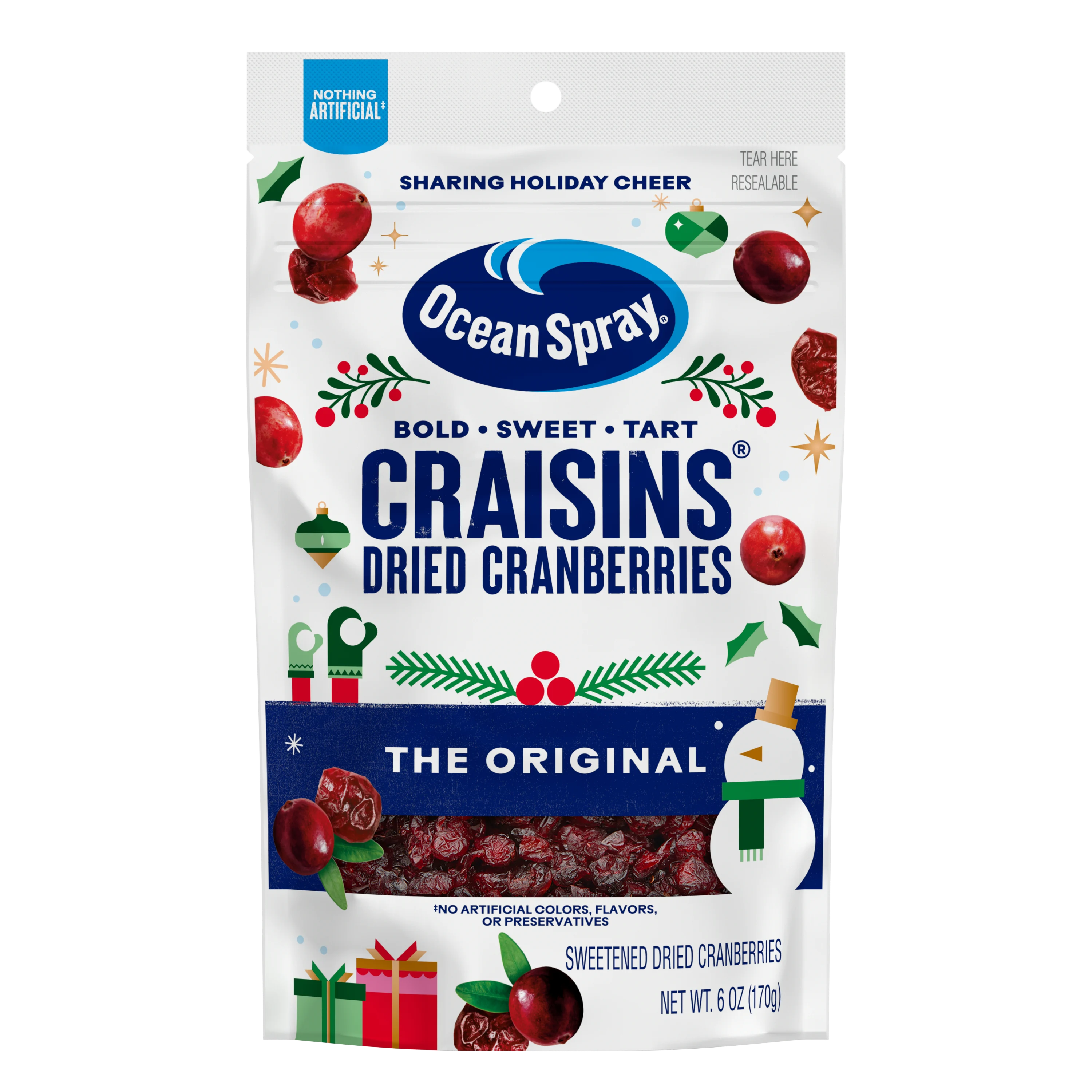 Craisins® Original Dried Cranberries front image. - 6 oz