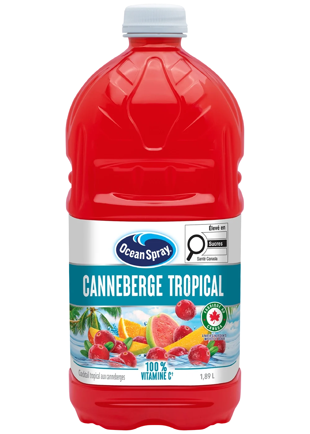 Canneberge Tropical - Cocktail tropical aux canneberges 1,89L