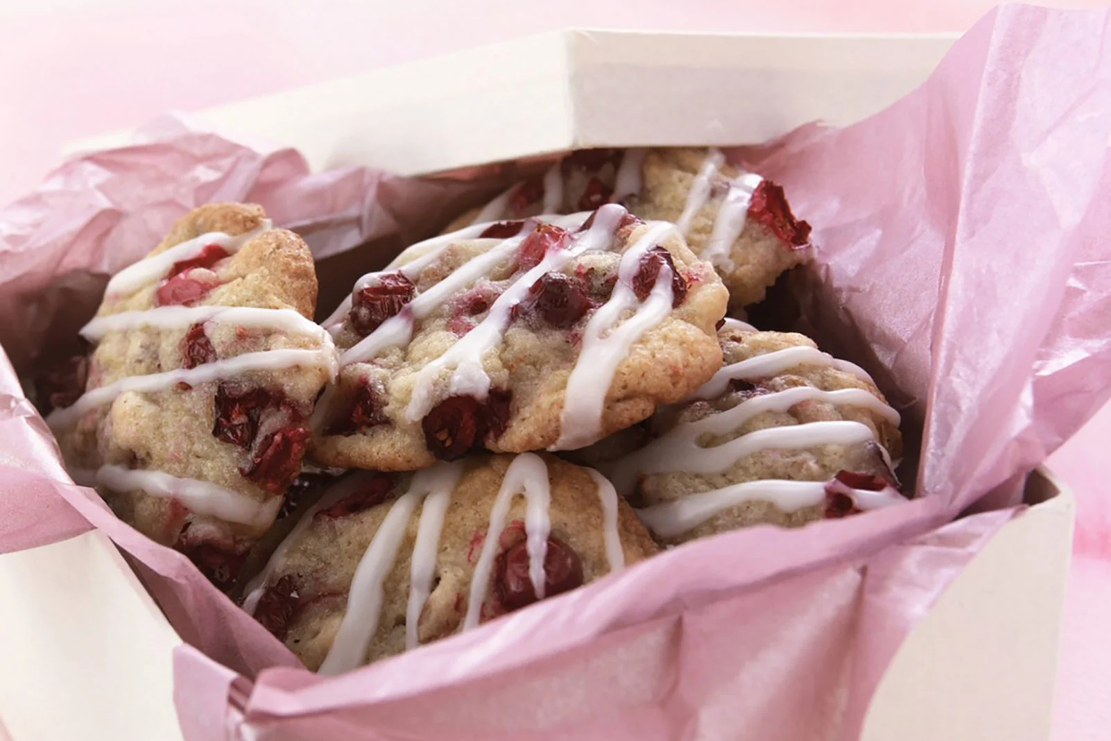 Cookies à la Cranberry et au Gingembre