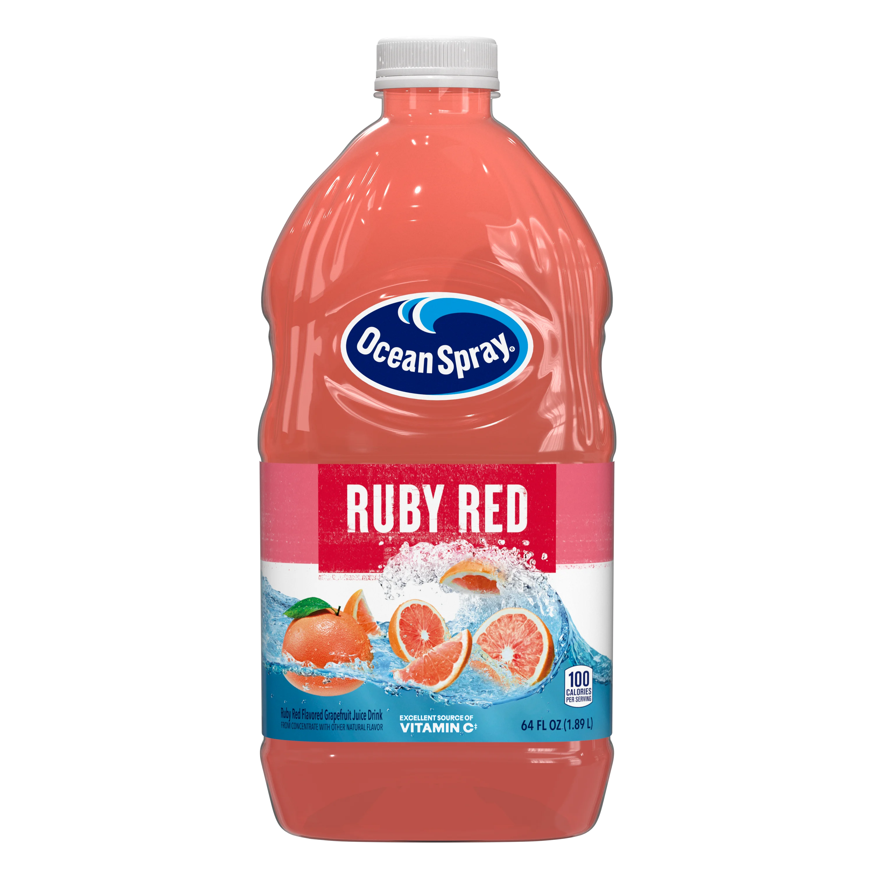 Ruby Red Grapefruit Juice Drink front image.