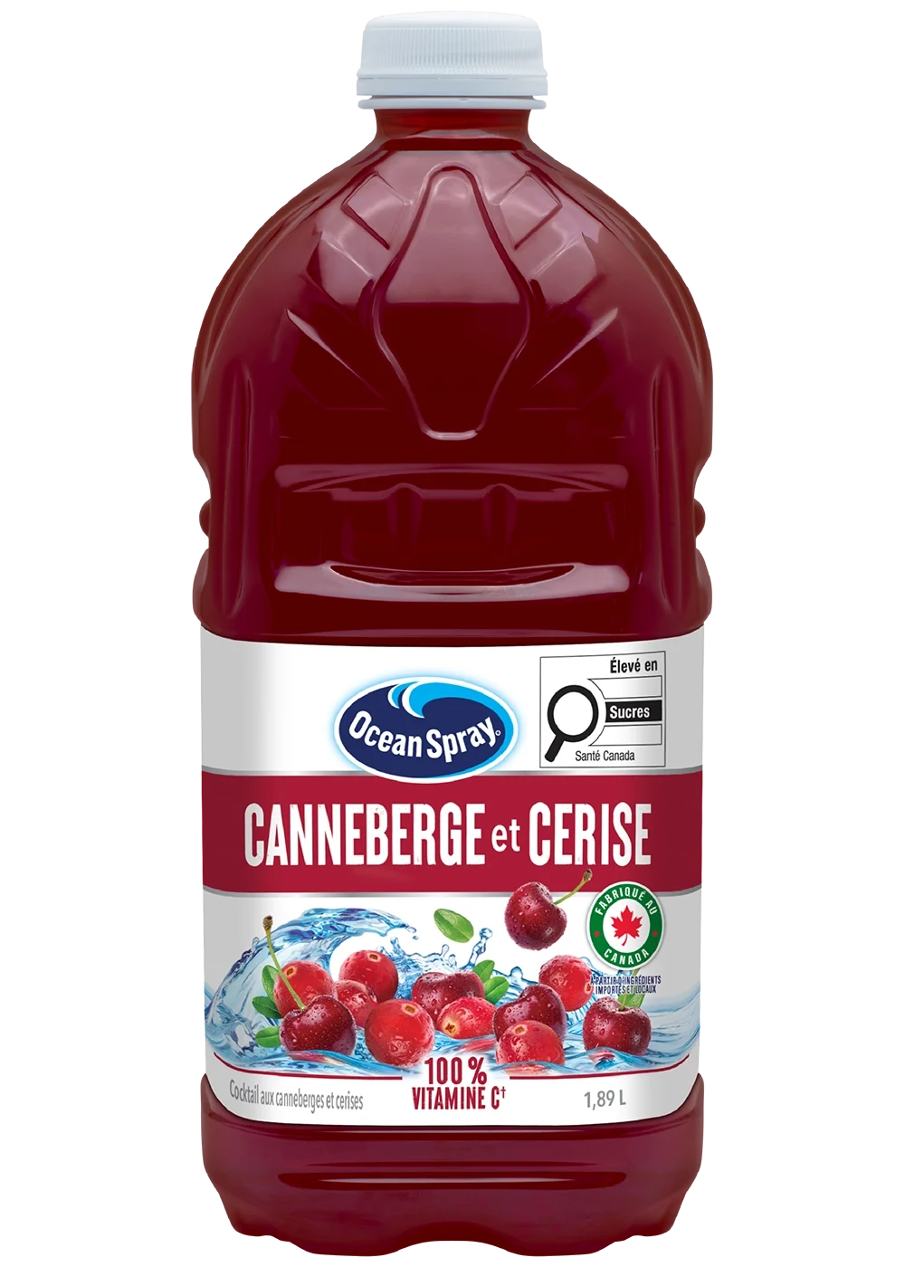 Cocktail aux canneberges et cerises 1,89L