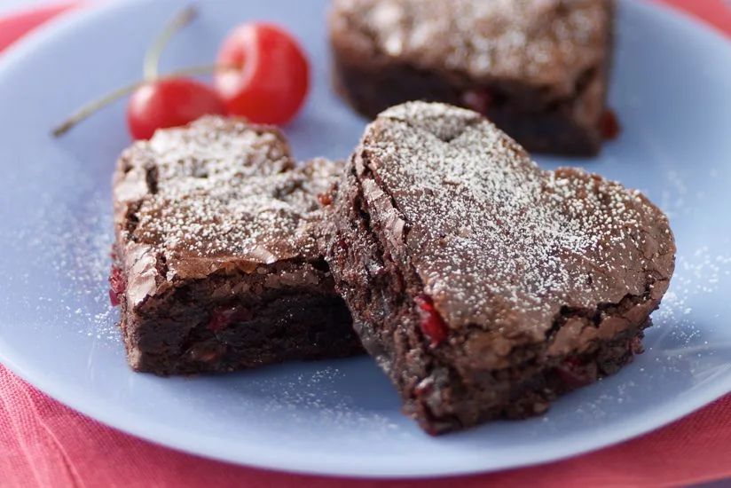 Holiday Cheery Bars (Chewy Cherry Brownies)