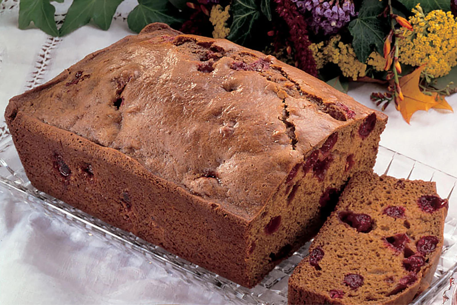 Cranberry Gingerbread Loaf