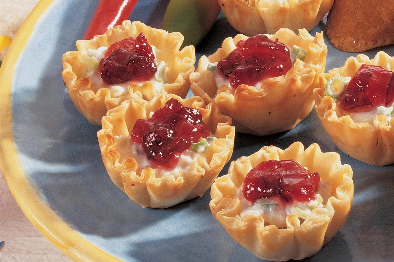 Cranberry, Crab Meat and Cream Cheese Appetizers