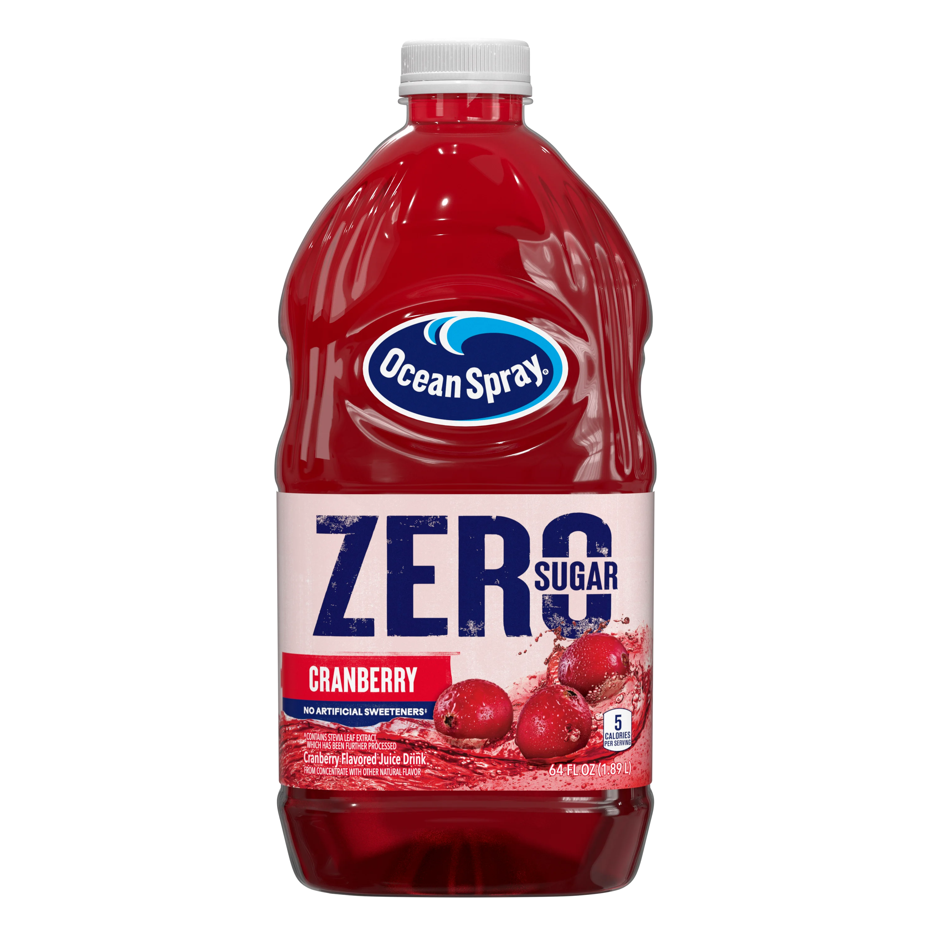 Image 64oz Zero Sugar Cranberry front of product