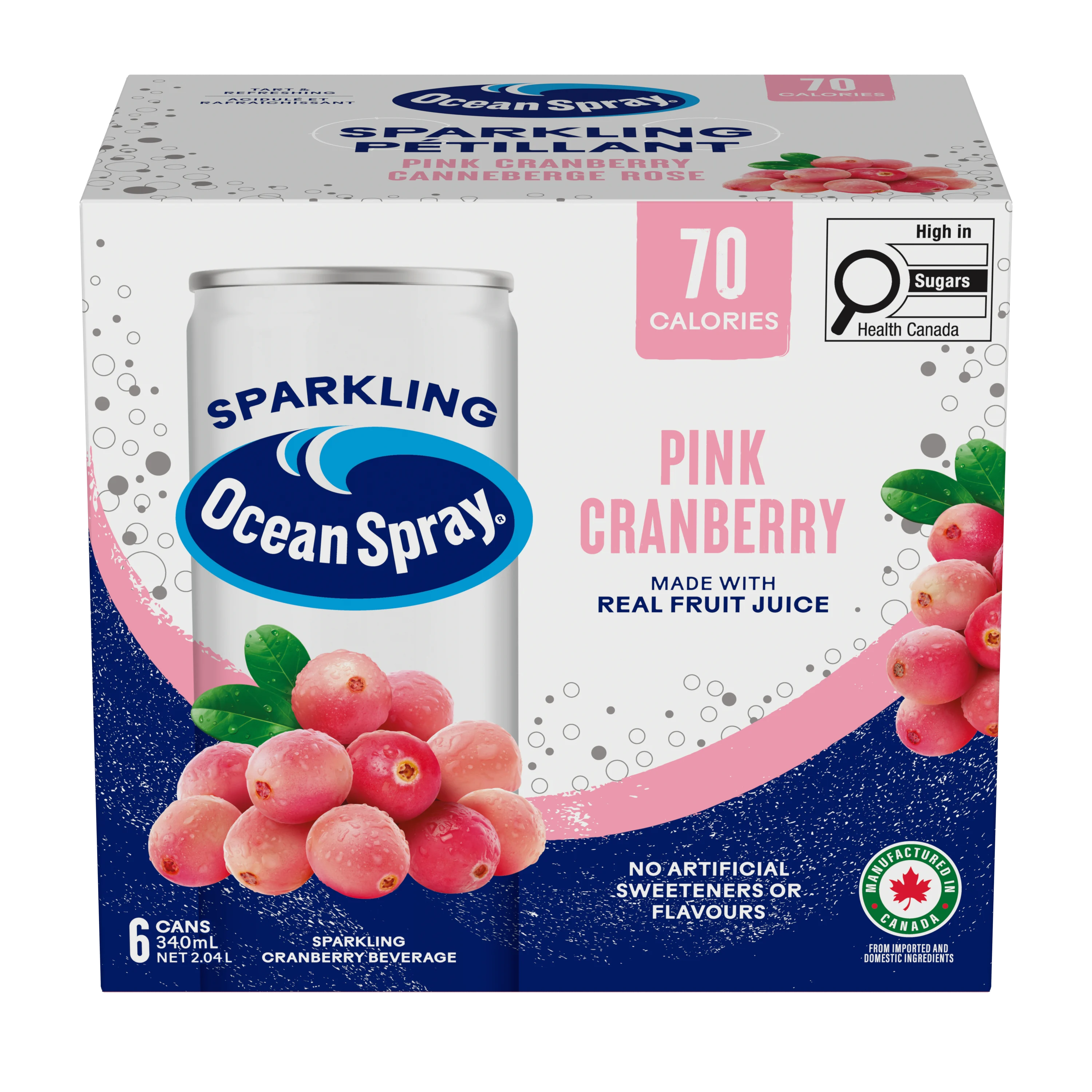 Sparkling Pink Cranberry 6/340 ml