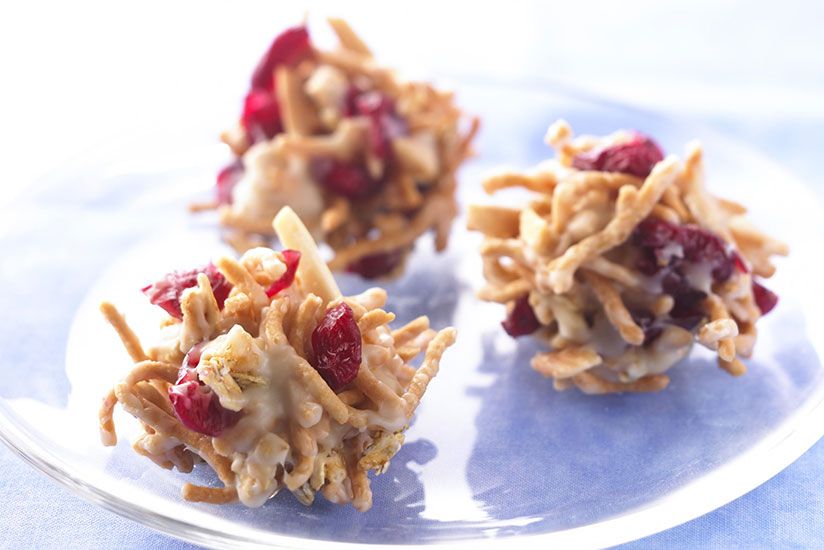 No-Bake Craisins® Dried Cranberries Crunch Clusters Recipe | Ocean