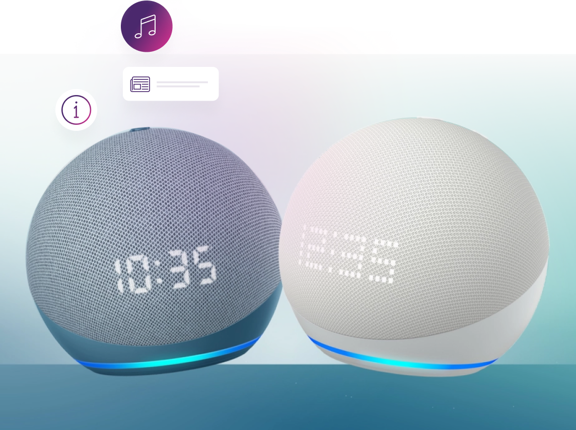 Haut-parleur intelligent Echo Dot d’Amazon (4e génération)
