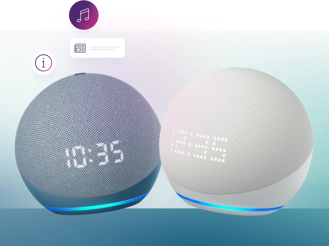 Haut-parleur intelligent Echo Dot d’Amazon (4e génération)