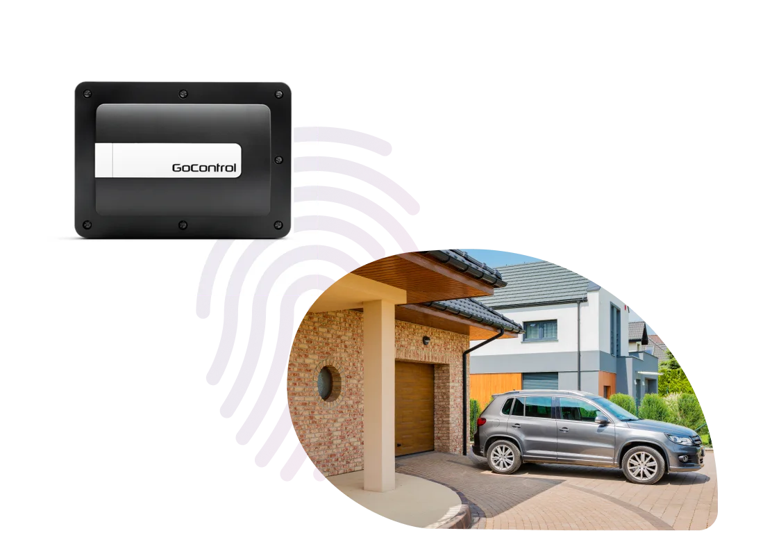 We see Smart Garage Door Opener and an image of garage. 