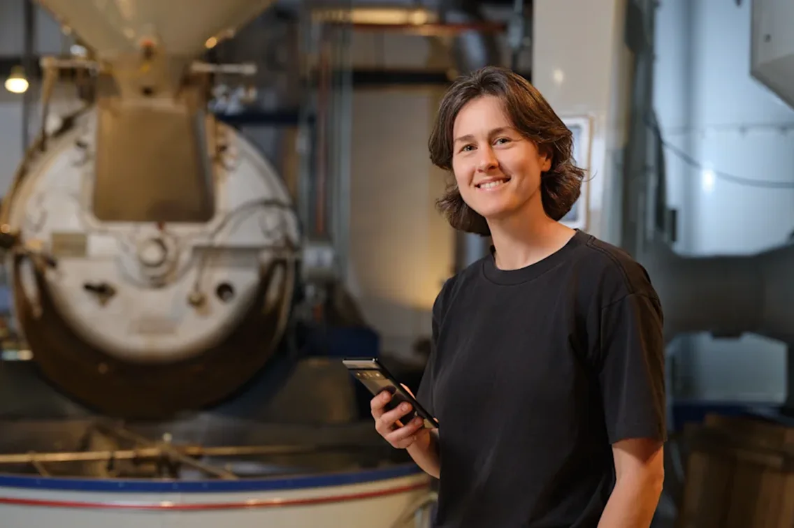 Portrait of Chrissy, owner of Dispatch Coffee