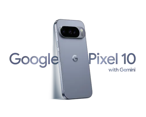Front and back view of Pixel 10.