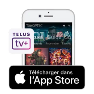 L’application TELUS TV+ - Télécharger sur l'App store