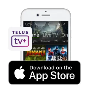 TELUS TV App - Download on the App store