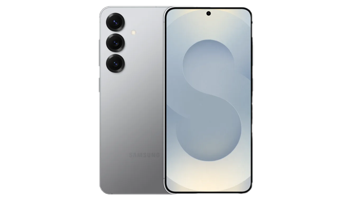 Front and back views of the Samsung Galaxy S25