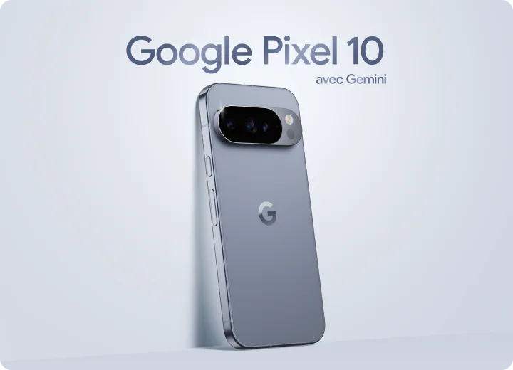 Vue arrière du Google Pixel 10 avec Gemini