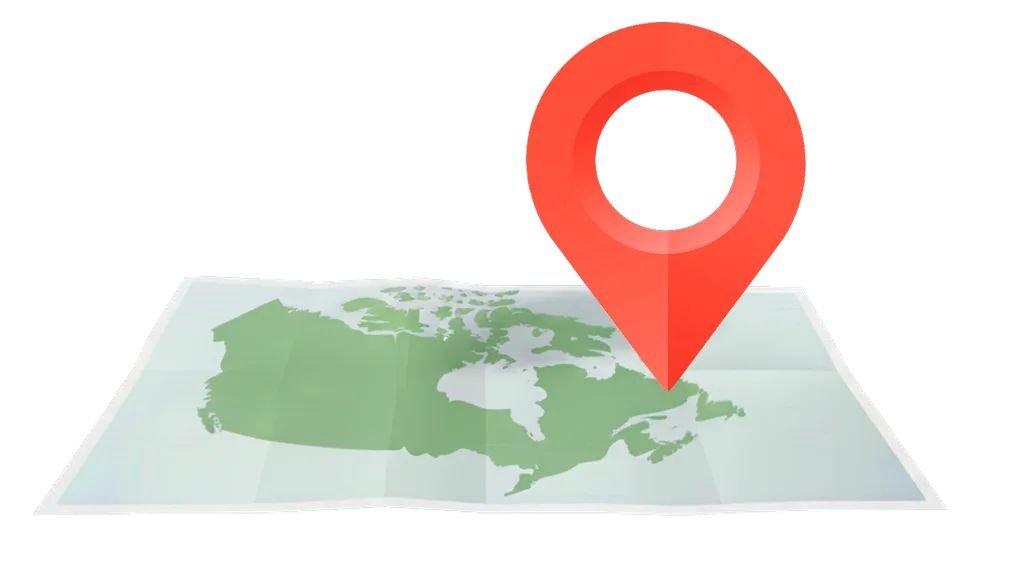A map of Canada is shown with Newfoundland and Labrador highlighted.