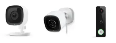 Indoor Camera, Outdoor Camera, Doorbell Camera
