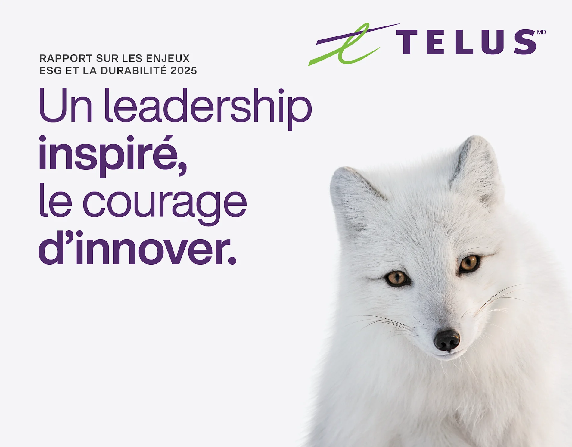 Page couverture du rapport sur les enjeux ESG et la durabilité 2023