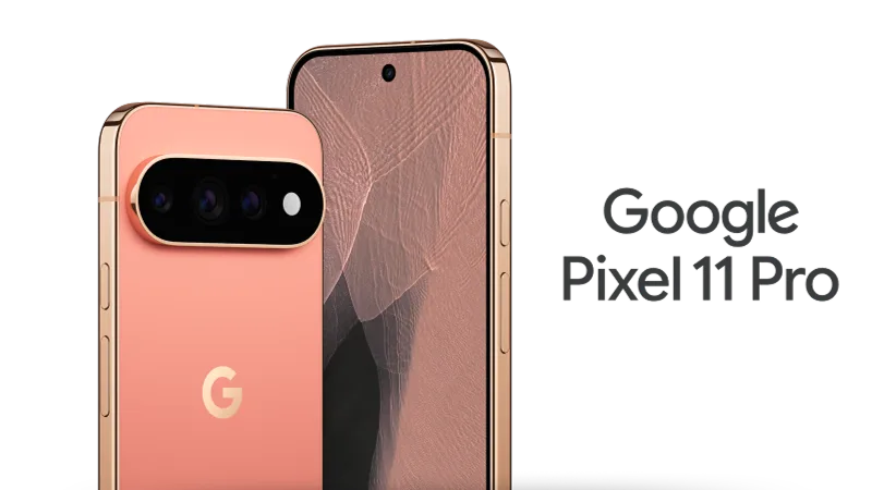 The front and back view of Google Pixel 11 Pro