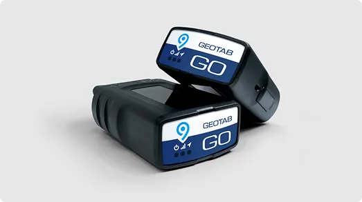 Geotab GO9 vehicle tracking devices for fleet telematics.