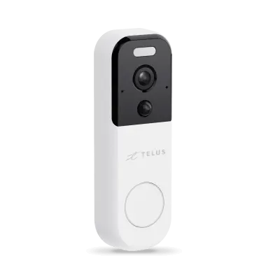 A doorbell security camera.