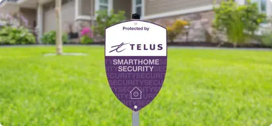 Lawn sign - TELUS SmartHome Security