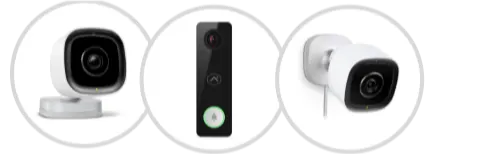 Indoor Camera, Outdoor Camera, Doorbell Camera