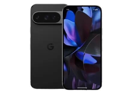 Vues avant et arrière du Google Pixel  9 Pro. 