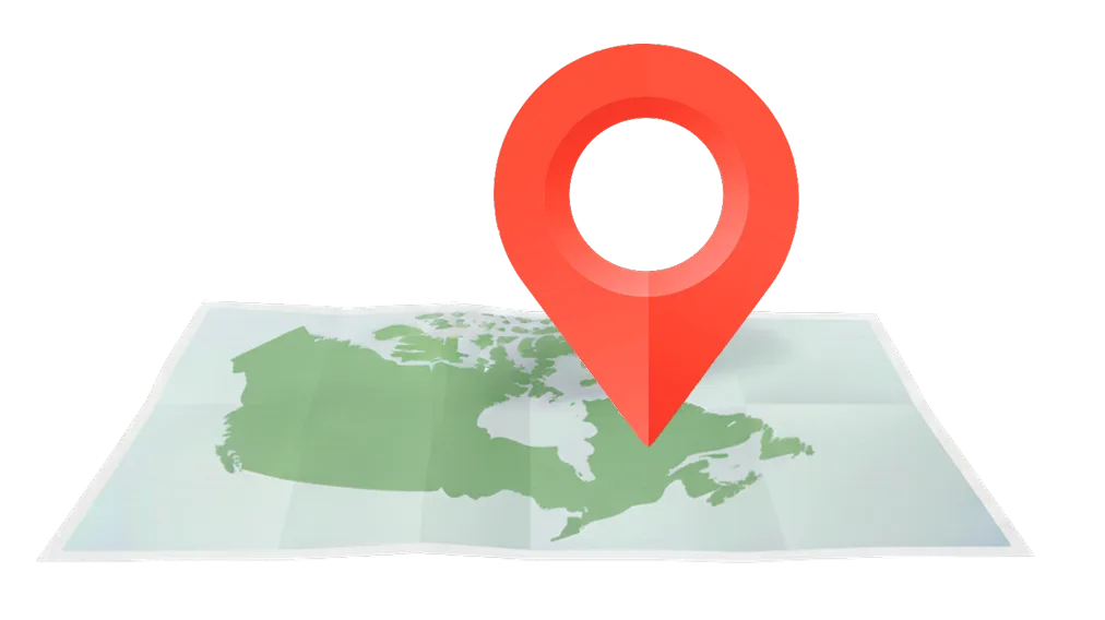 A map of Canada is shown with Quebec highlighted.