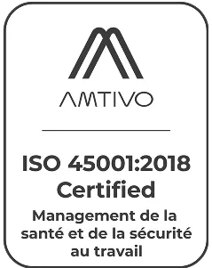 Logo de la certification ISO 45001:2018